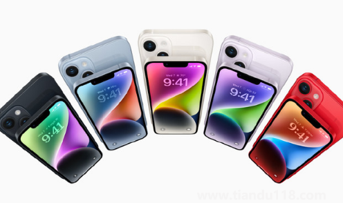 iPhone14顏色共5種配色（iPhone14發(fā)售時間）