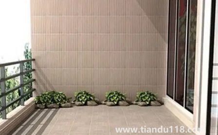 陽(yáng)臺(tái)是貼墻磚還是刷白2