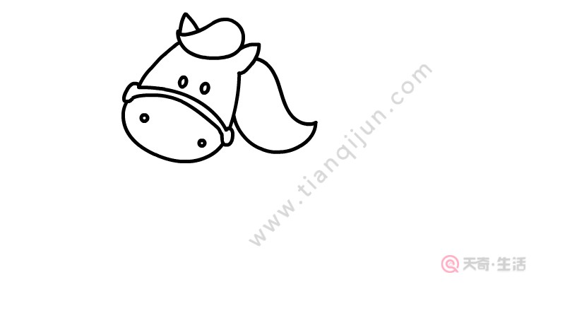 兒童木馬簡(jiǎn)筆畫教程