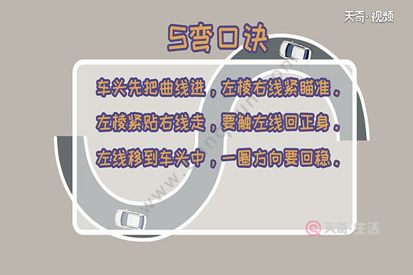 科目二s彎道技巧